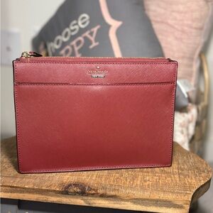 Kate Spade Maroon leather crossbody